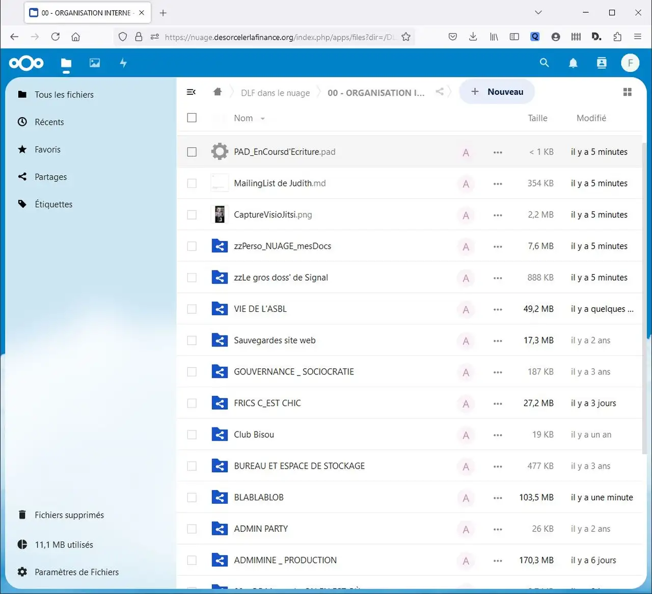 Les entrailles de Nuage Les entrailles de Nuage