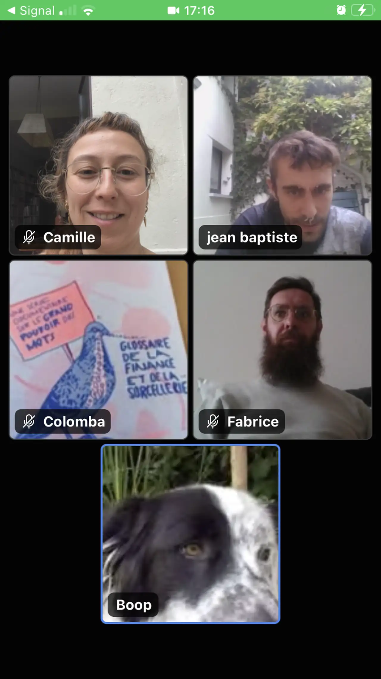 Une séance d'écriture interspécifique Une séance d'écriture interspécifique